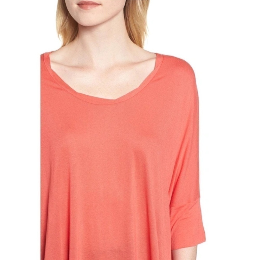 J CREW Dolman Sleeve‎ Top In Coral